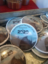 Load image into Gallery viewer, Grand Meadow Annual Button- Quarantined in 2020

